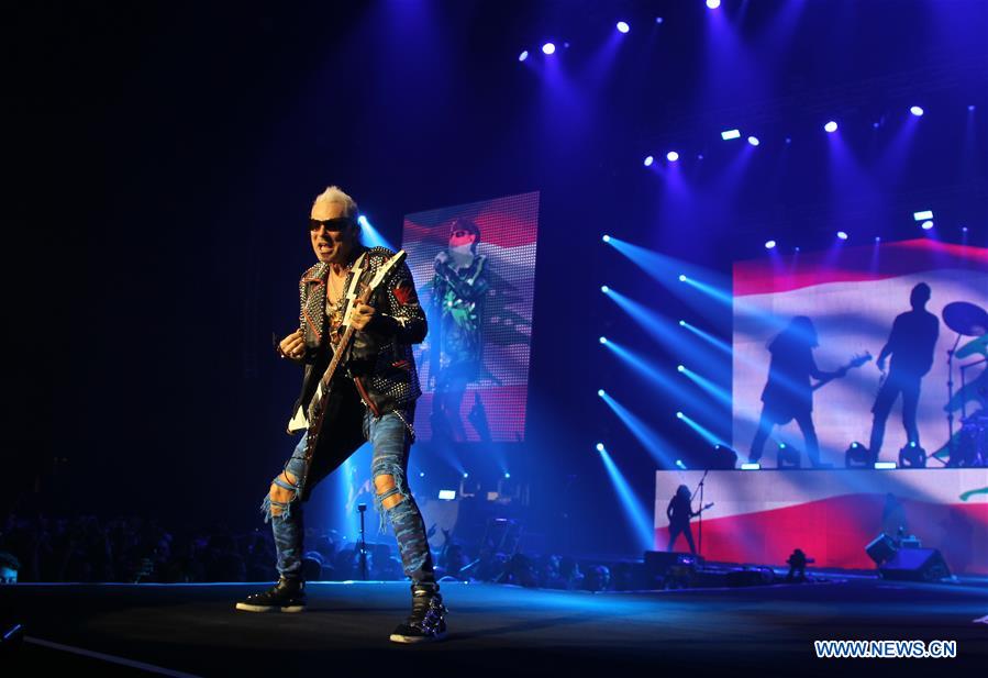 LEBANON-BEIRUT-SCORPIONS-SHOW