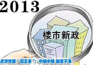王玨林點評粵版“國五條”:中規(guī)中矩 新意不多