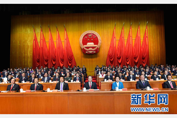 10月1日，慶祝中華人民共和國成立66周年暨新疆維吾爾自治區(qū)成立60周年大會(huì)在新疆人民會(huì)堂隆重舉行。 新華社記者 饒愛民 攝