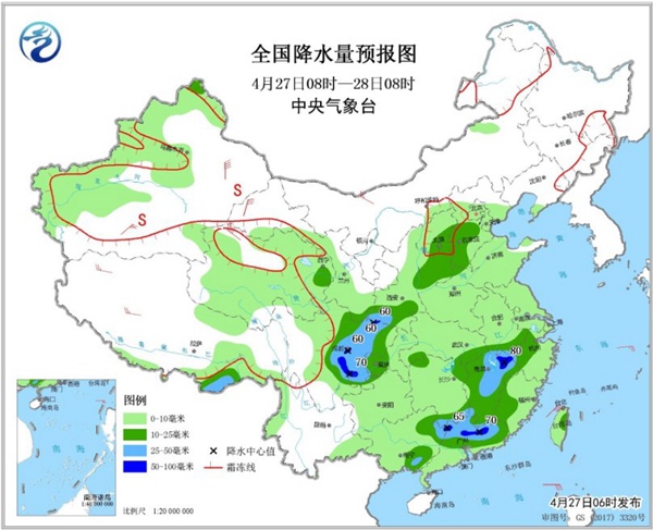 周末雨不休！南北方同迎大范圍降水