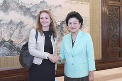 劉延東會見世界反興奮劑機構(gòu)副主席、挪威文化大臣琳達·海勒蘭