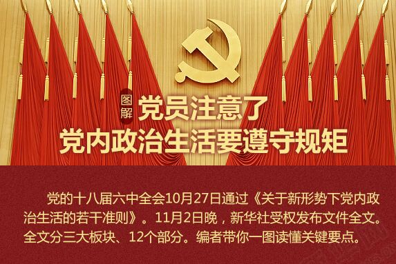 黨員注意了，黨內(nèi)政治生活要遵守規(guī)矩