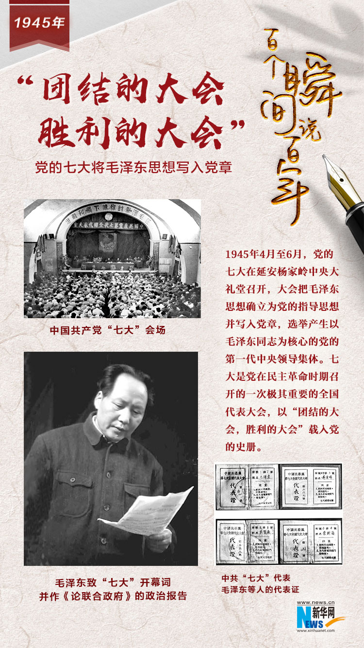1945，“團(tuán)結(jié)的大會，勝利的大會”