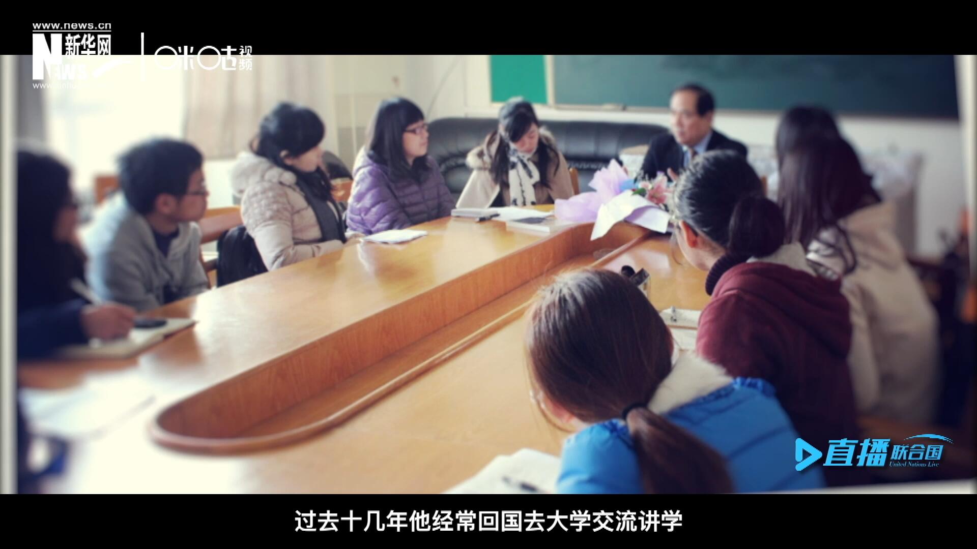 過去十幾年陳峰經(jīng)?；貒ゴ髮W(xué)交流講學(xué)，給年輕人分享他學(xué)習(xí)、工作和生活的故事。