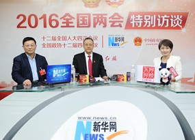 胡云騰、王建業(yè)做客新華網(wǎng)