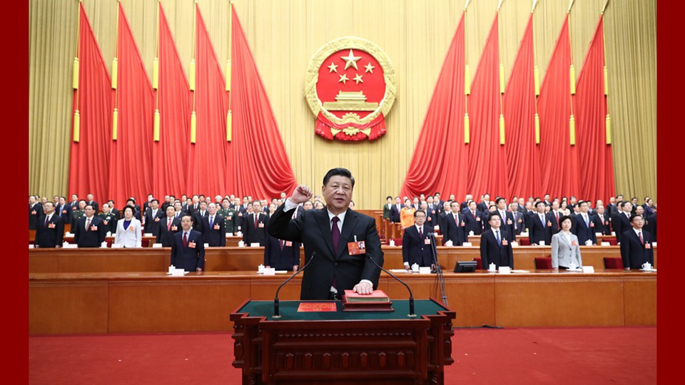 習(xí)近平當(dāng)選國家主席、中央軍委主席