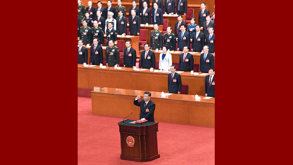 習(xí)近平當(dāng)選國家主席、中央軍委主席