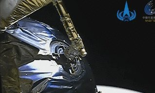 “天問一號(hào)”探測器火星捕獲過程影像來了！