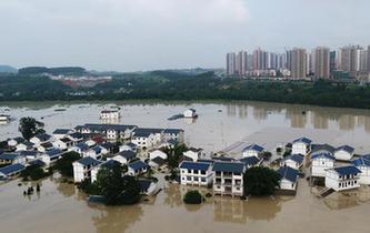 重慶長江、嘉陵江、涪江洪水過境