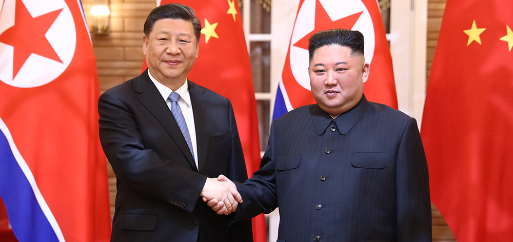習近平同朝鮮勞動黨委員長、國務(wù)委員會委員長金正恩舉行會談